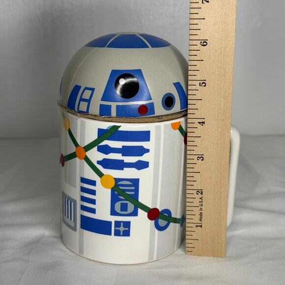 Star Wars R2-D2 Christmas Mug With Dome Lid St. Nicholas Square 2024 NEW - Picture 5 of 5